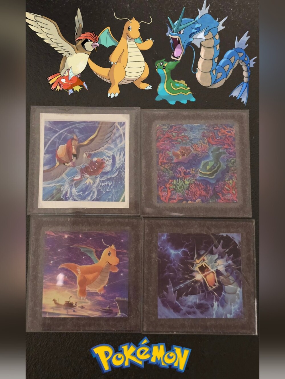 Pokemon By The Ocean Magnet Set